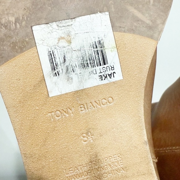 TONY BIANCO Jake Rust Diesel Ankle Boots Booties Brown Leather Size 8.5 - Picture 11 of 13